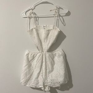 Revolve Cutout Eyelet Romper